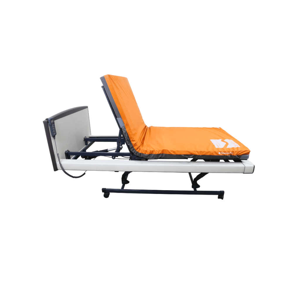 เตียงผู้ป่วยไฟฟ้า PARAMOUNT BED รุ่น Intime 1000 สีขาว พร้อมที่นอน รุ่น STRETCH FIT_4
